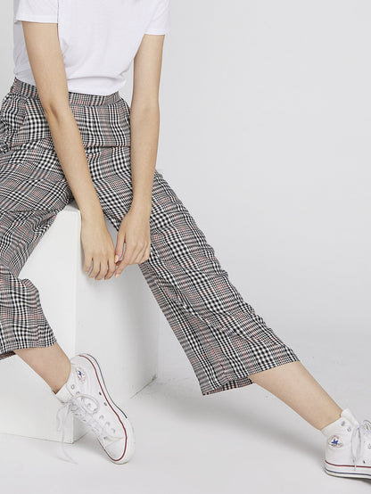 Fad Friend Pant - Black Plaid