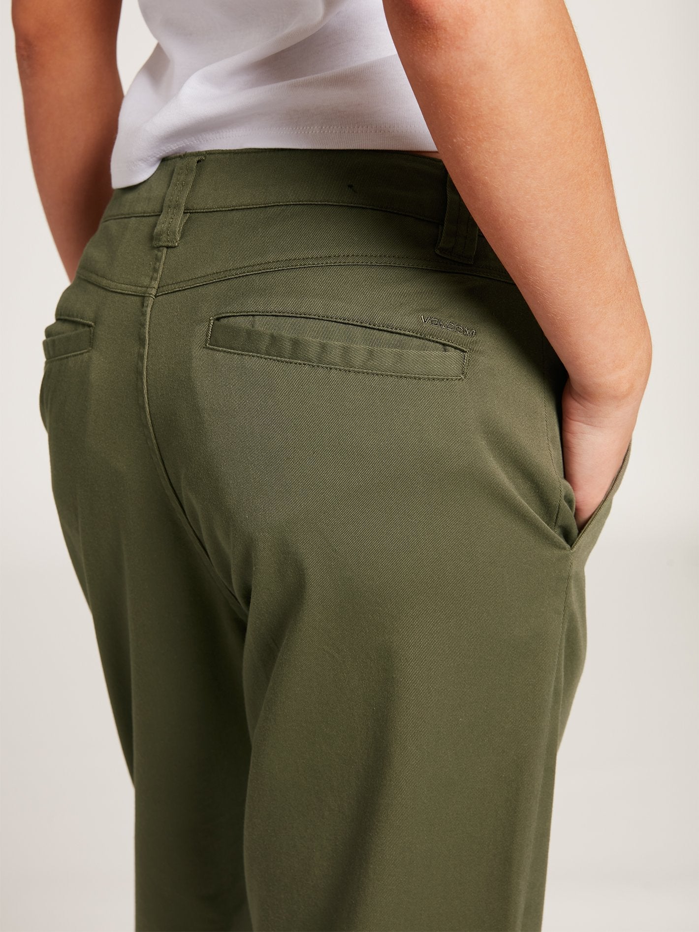 Frochickie Boyfriend Chino Pant - ARMY GREEN COMBO