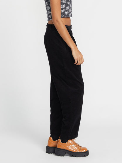 Histone Corduroy Trousers - BLACK