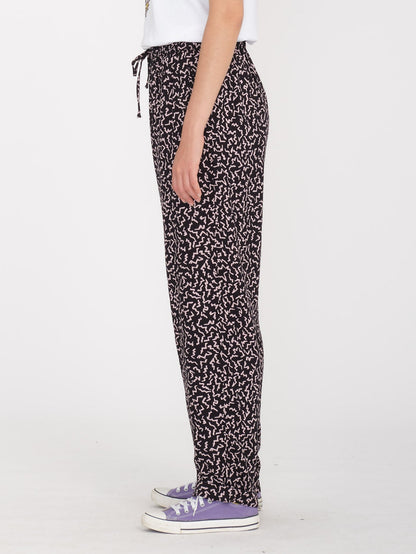 Surfpunk Elastic Waist Trousers - BLACK