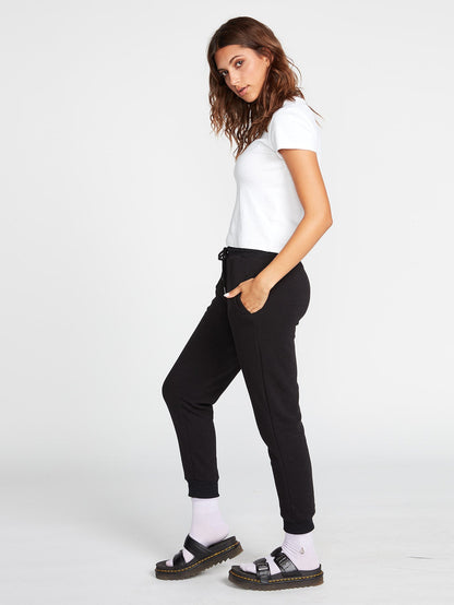 Stone Stacked Jogger - BLACK
