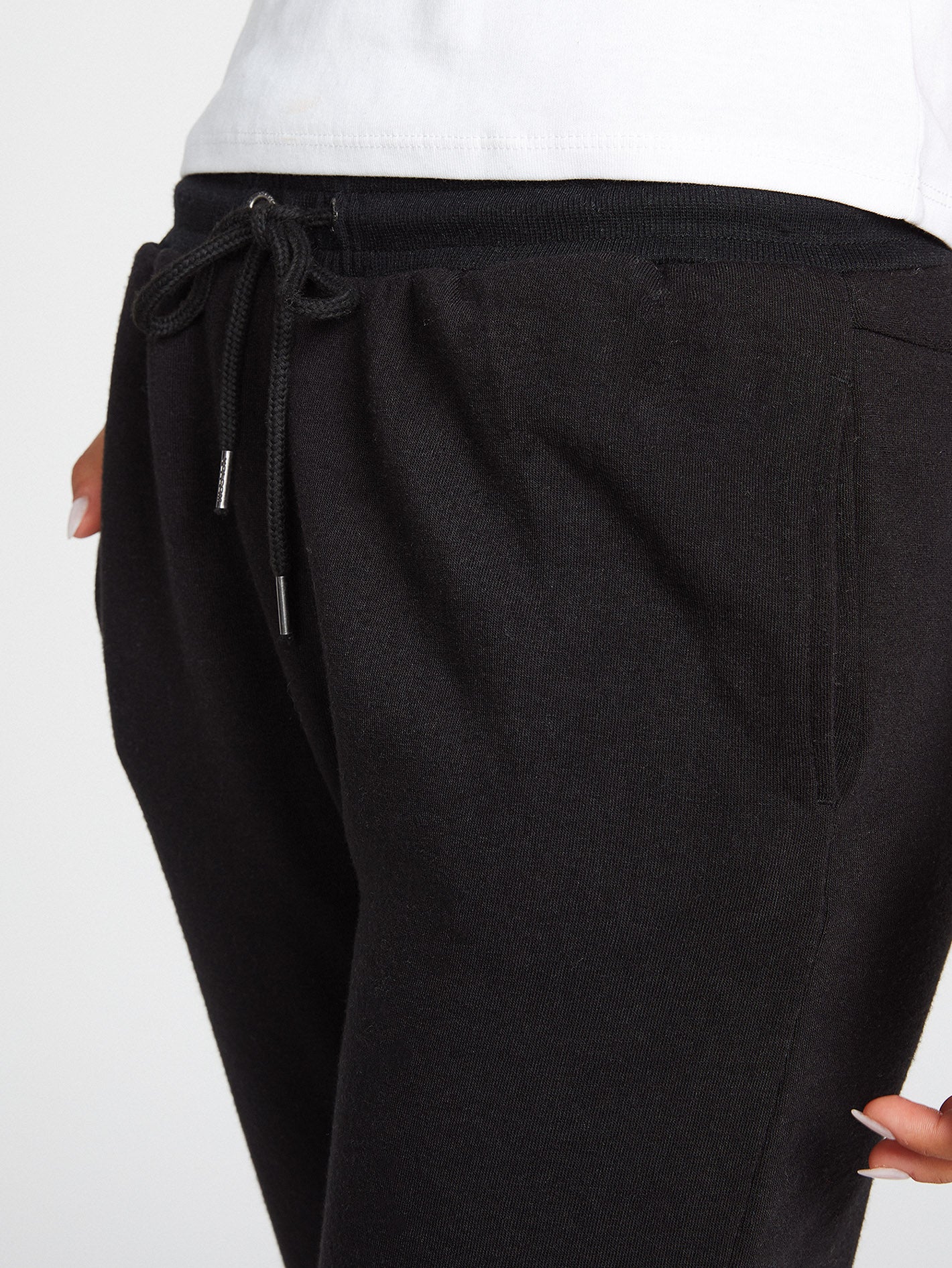 Stone Stacked Jogger - BLACK