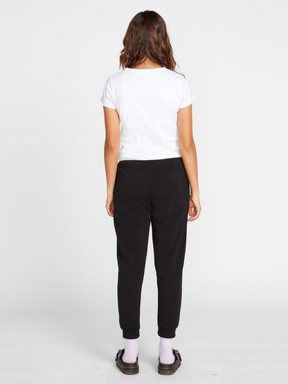 Stone Stacked Jogger - BLACK
