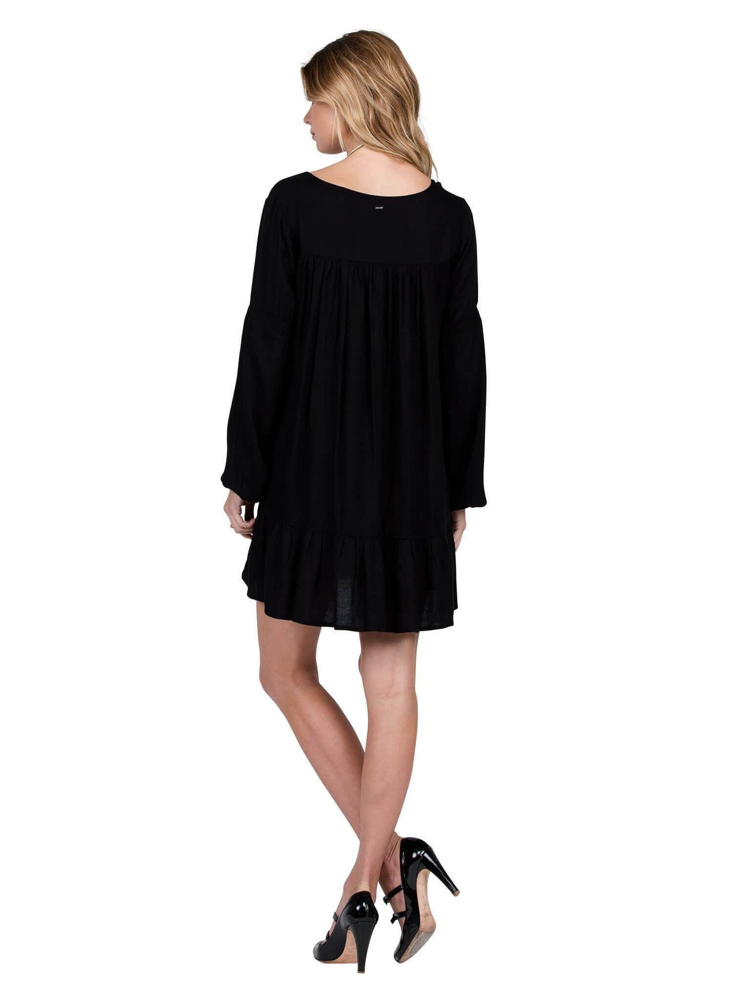 Ethos Long Sleeve Dress - Black