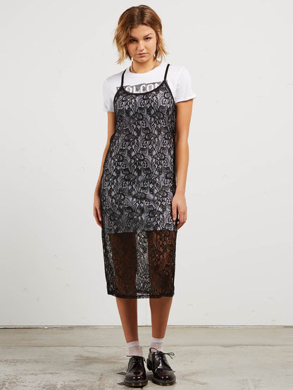 Times Now Midi Dress - Black