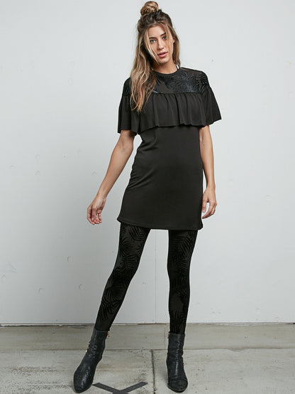 PALMSHELL MINI DRESS BLACK