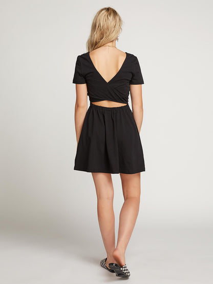 Animal Hour Dress  - Black