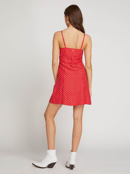 Salt And Sun Dress  - Red