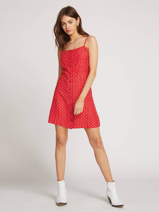 Salt And Sun Dress  - Red