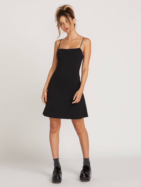 Gmj Cami Skater Dress  - Black