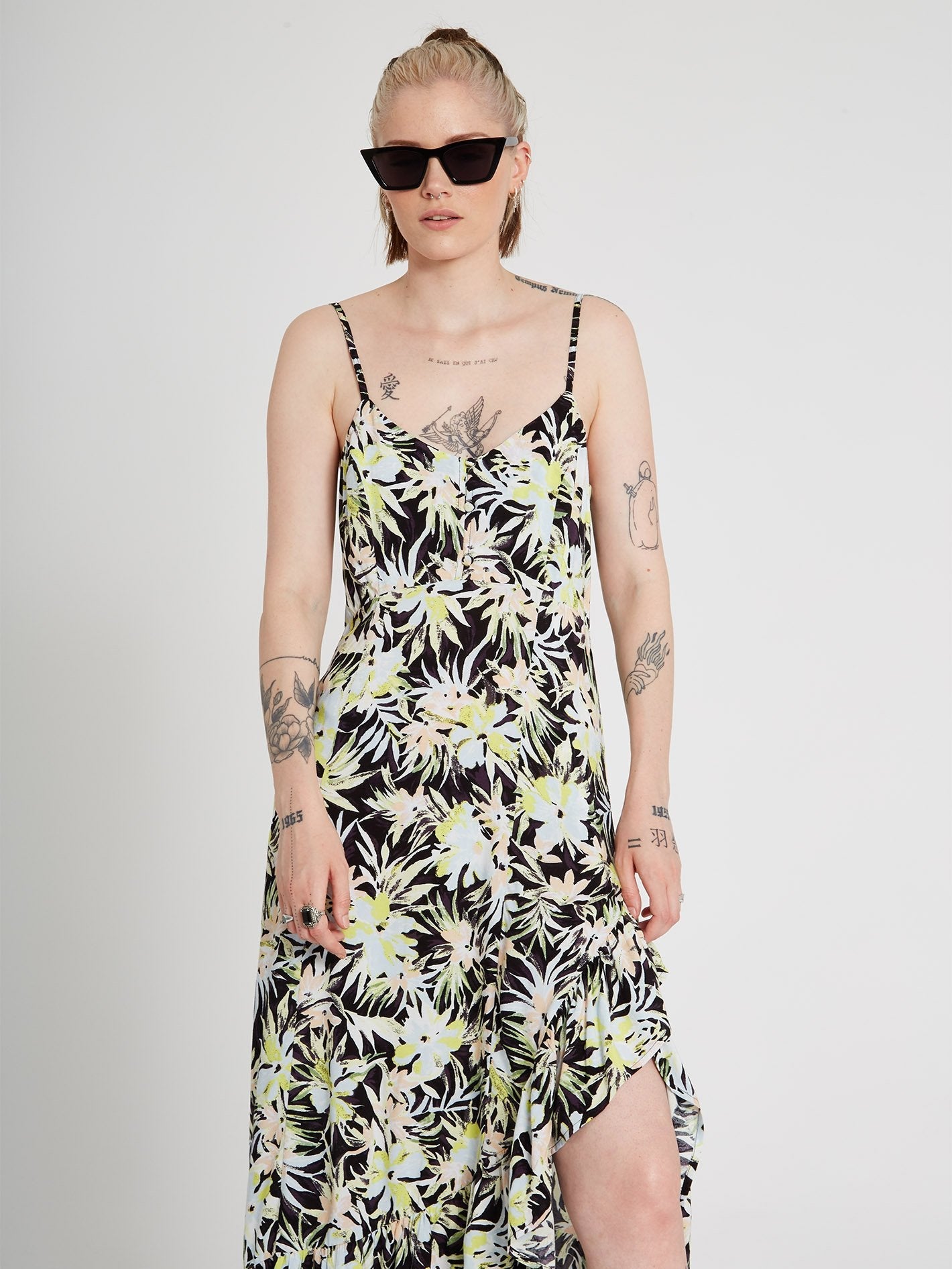 Thats My Type Maxi Dress - Lime