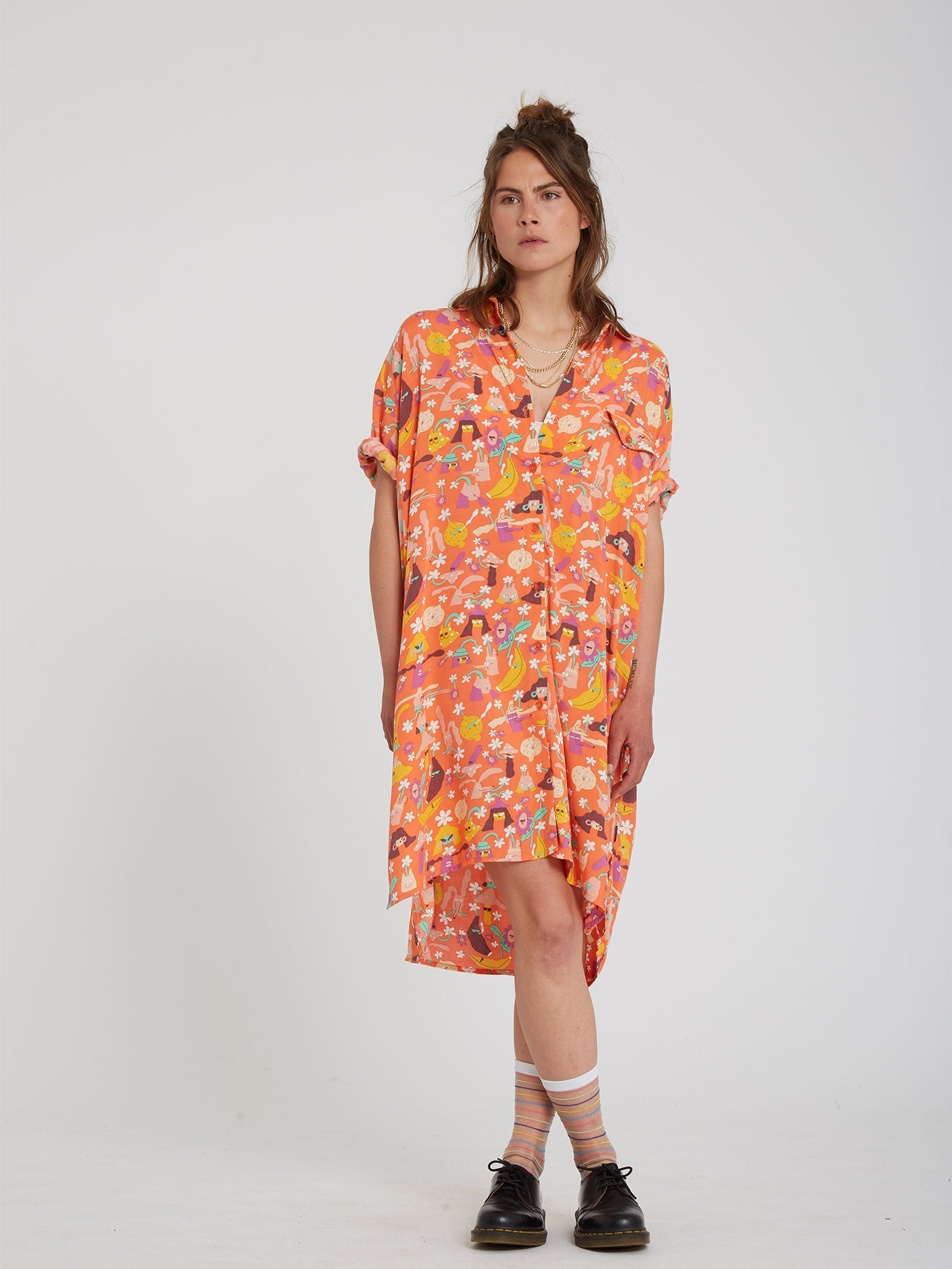 Egle Zvirblyte Dress - LIVING CORAL