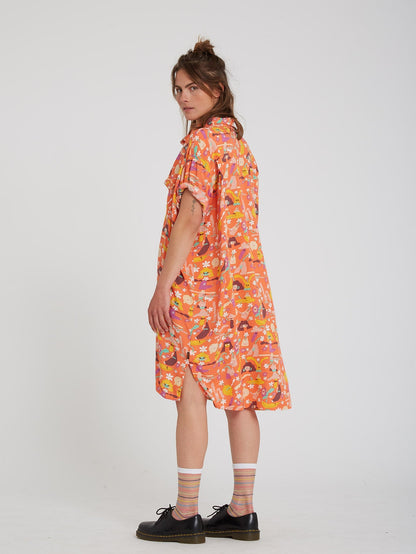 Egle Zvirblyte Dress - LIVING CORAL