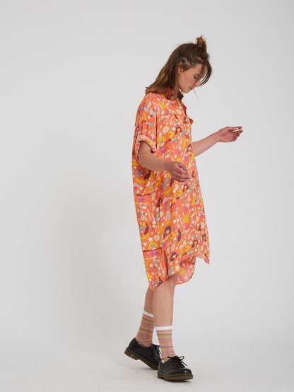 Egle Zvirblyte Dress - LIVING CORAL