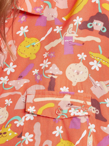 Egle Zvirblyte Dress - LIVING CORAL