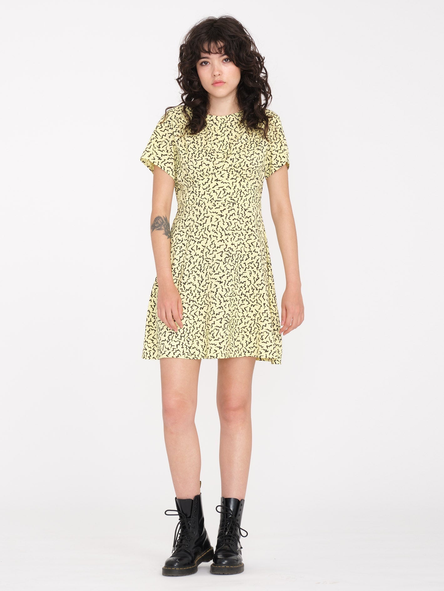 Surfpunk Dress - AURA YELLOW