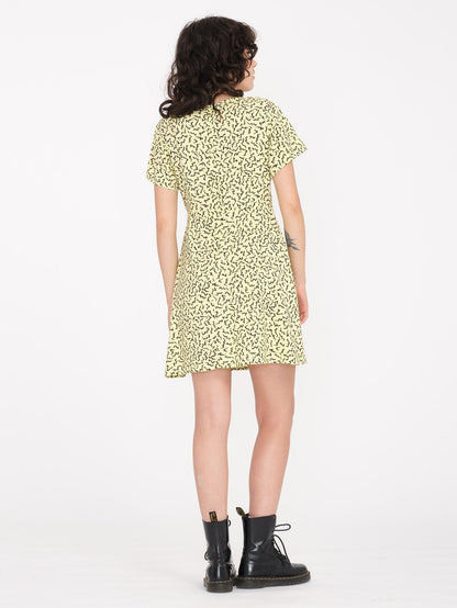 Surfpunk Dress - AURA YELLOW