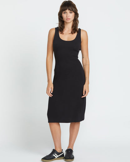 Rizzled Dress - BLACK