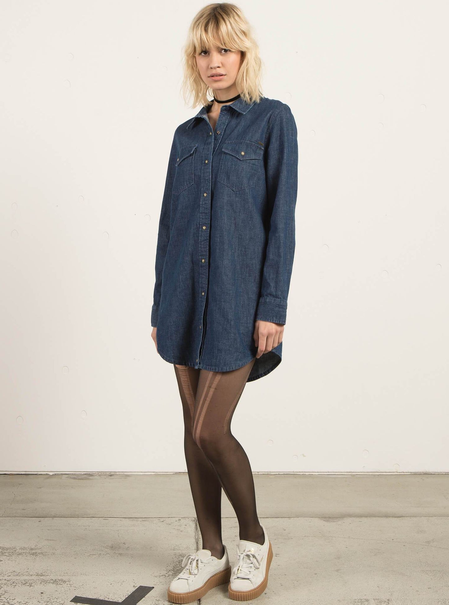 Cham Jam Dress - Deep Water