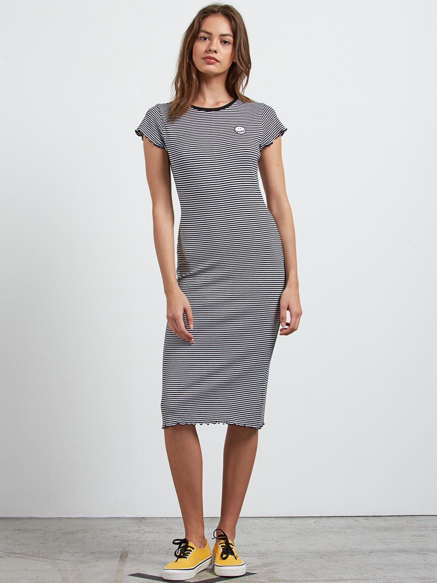 Colder Sholder Dre Dress - Black Combo