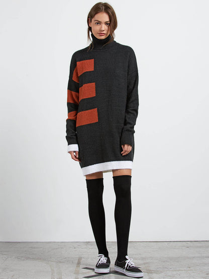 Cold Band Dre Dress - Black