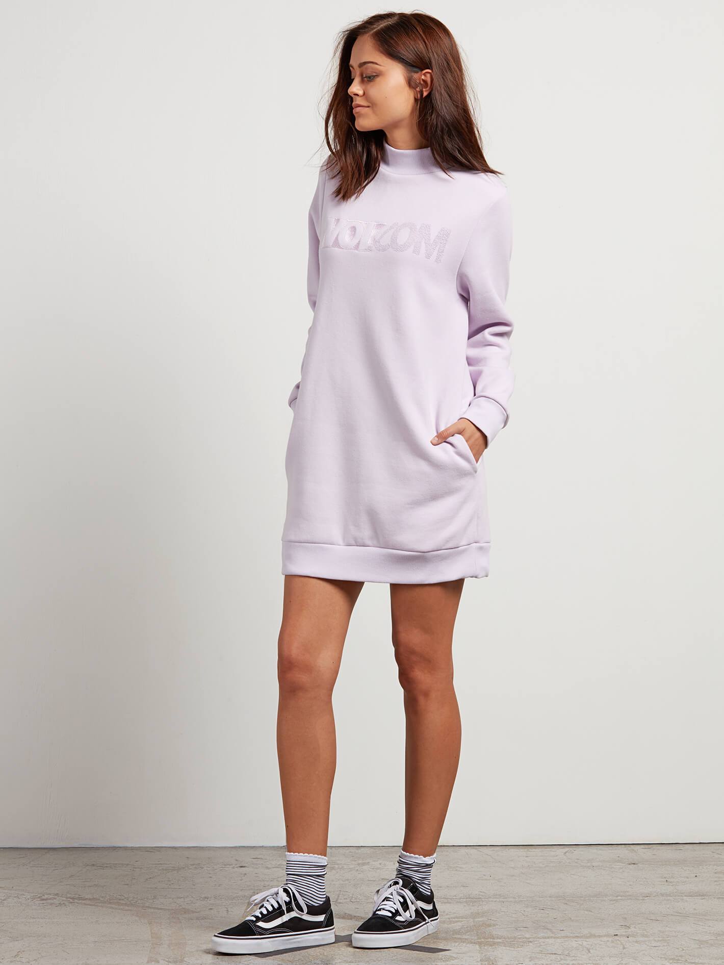 Burn City Flc Dre Dress - Light Purple