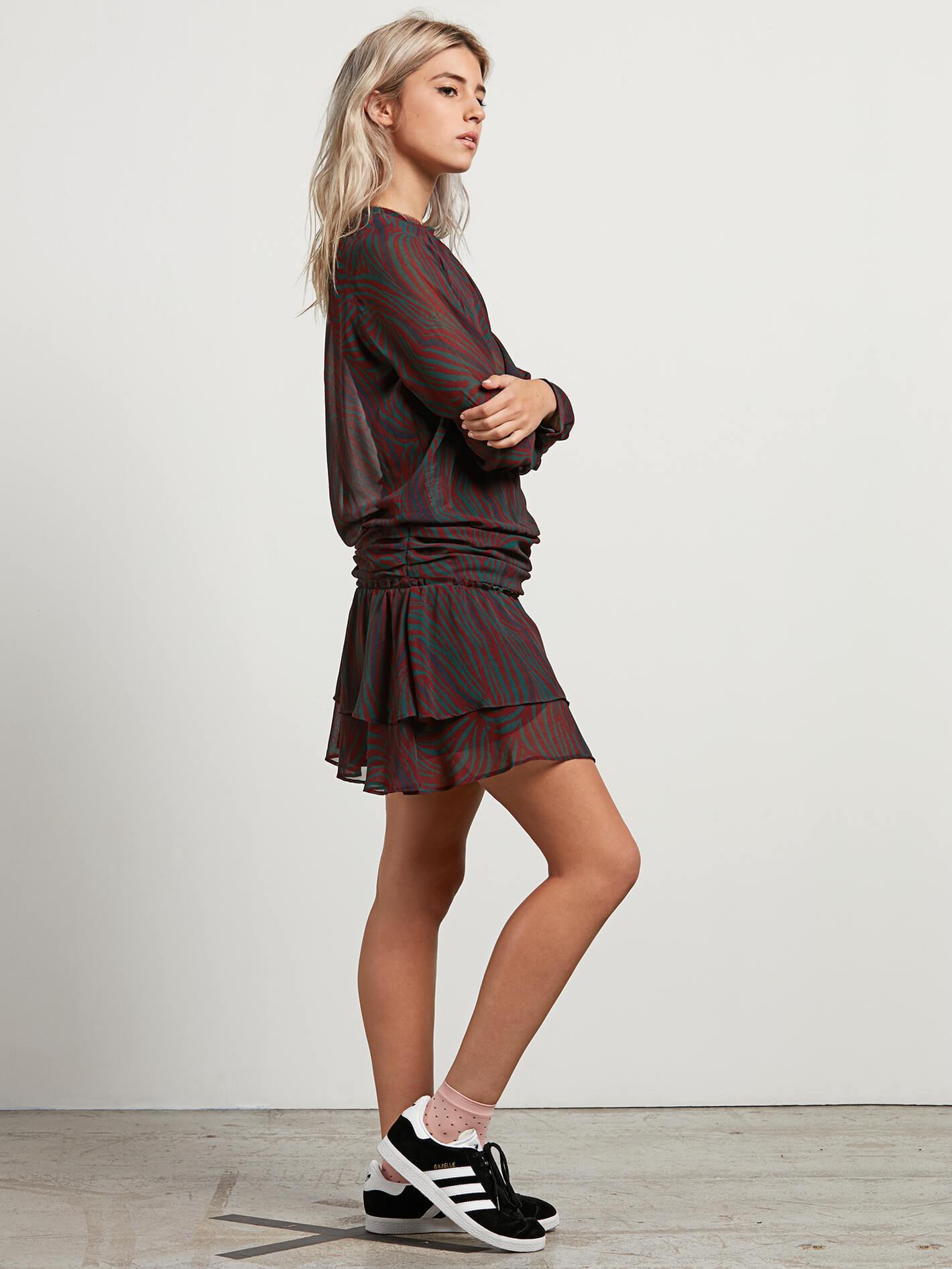 Zebom Dre Dress - Burgundy