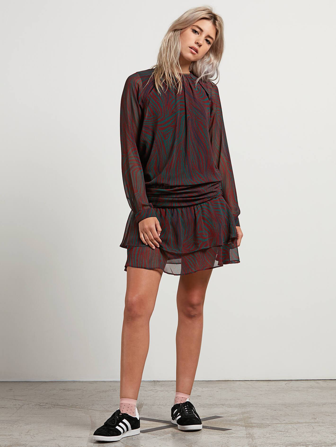 Zebom Dre Dress - Burgundy