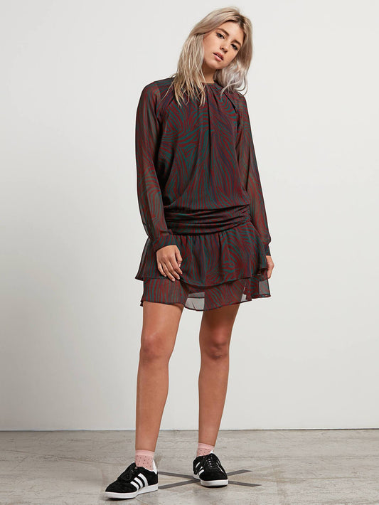 Zebom Dre Dress - Burgundy