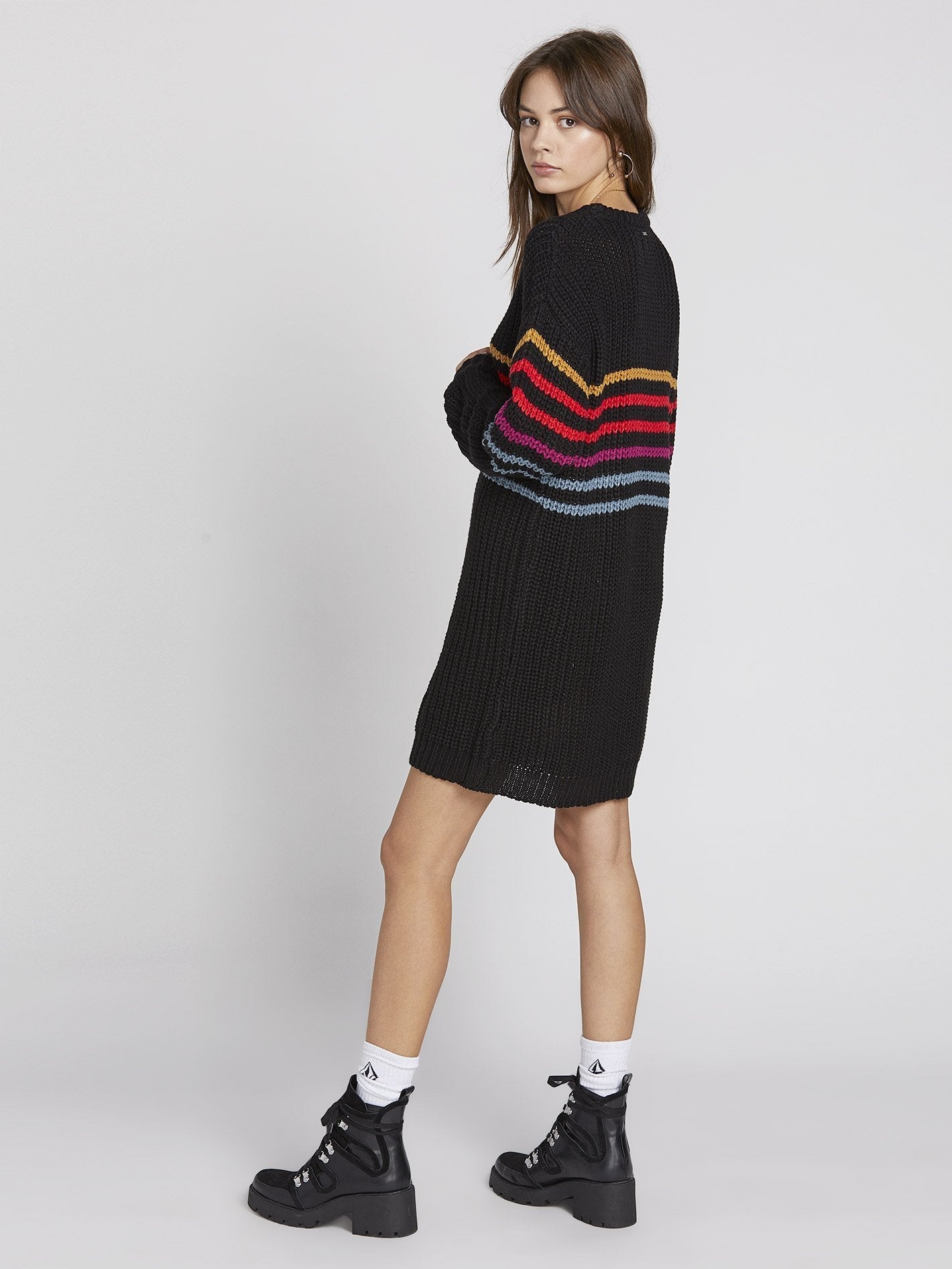 Move On Up Dress - Black Combo