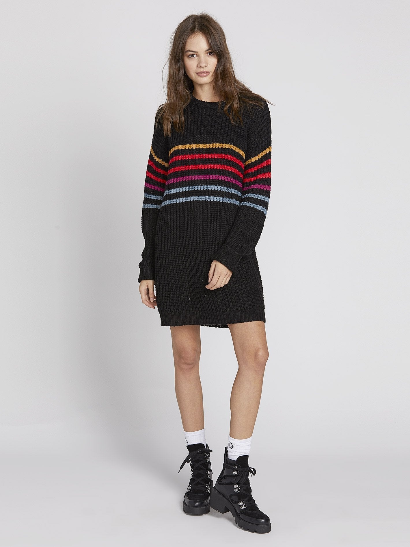 Move On Up Dress - Black Combo