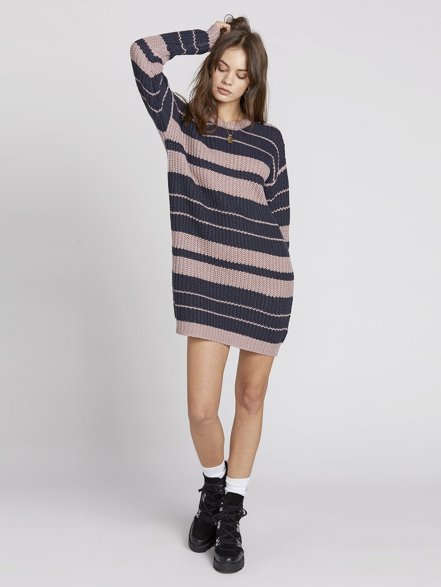 Move On Up Dress - Faded Mauve