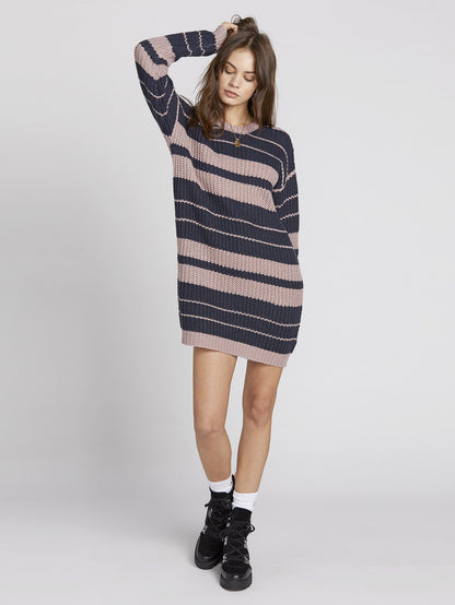 Move On Up Dress - Faded Mauve