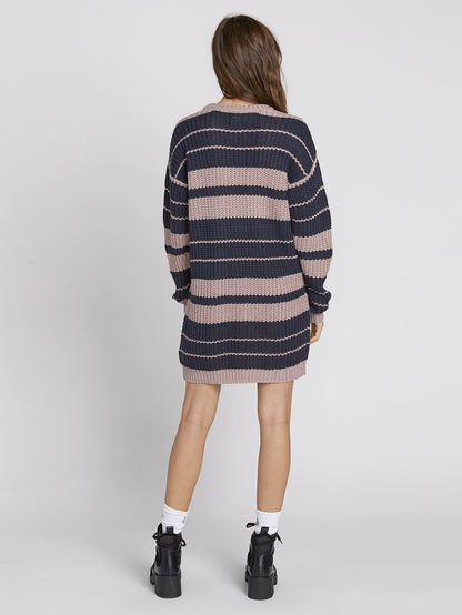 Move On Up Dress - Faded Mauve