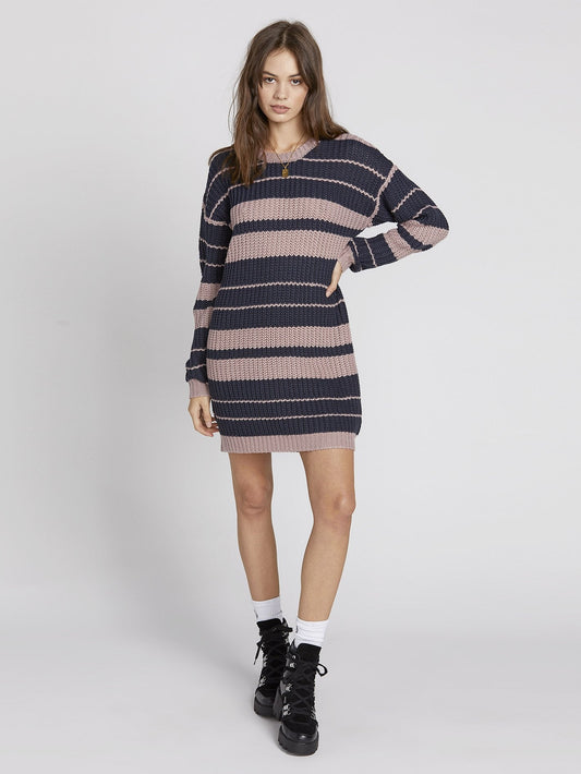 Move On Up Dress - Faded Mauve