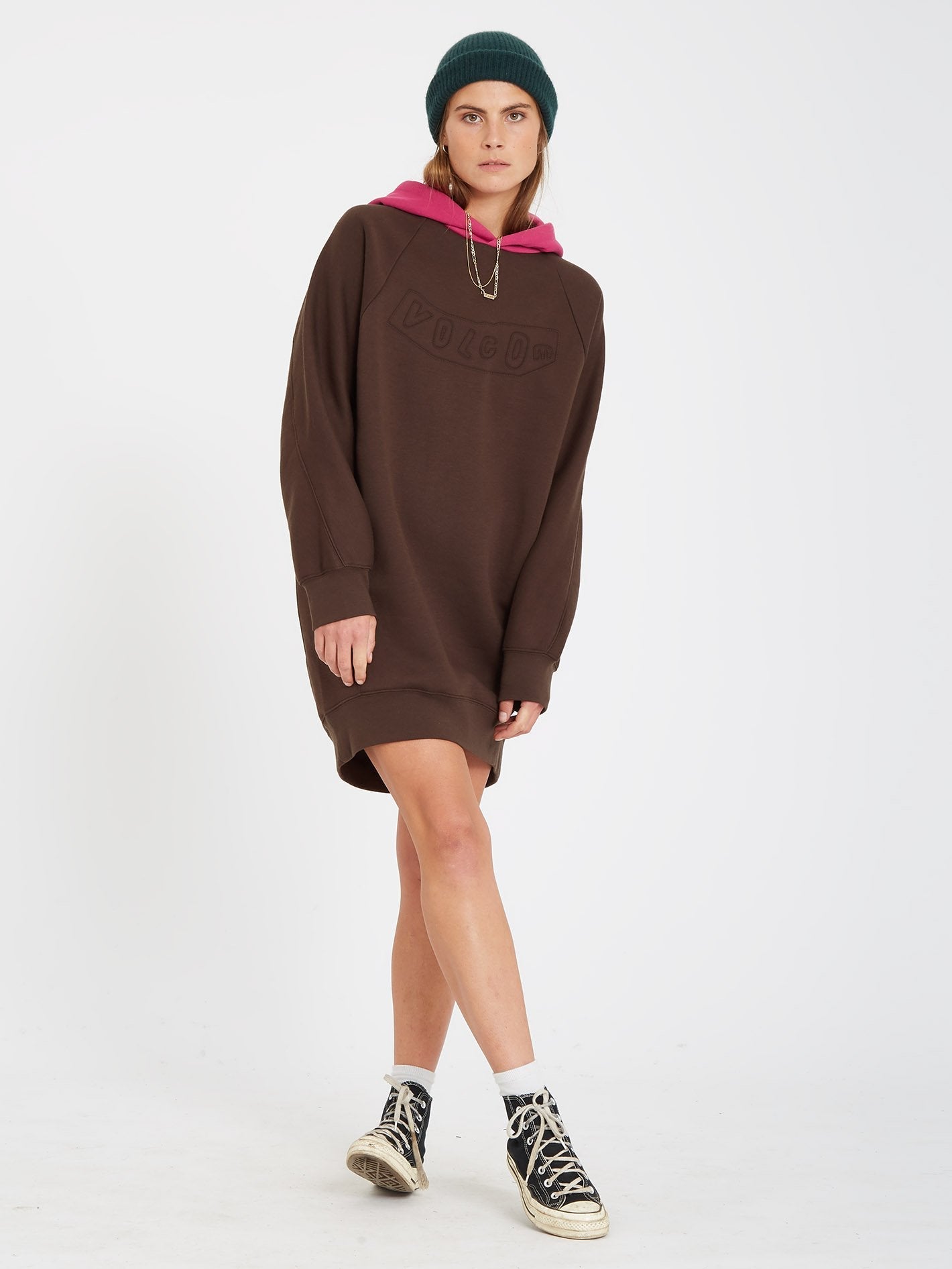 Weirdi Dress - DARK BROWN
