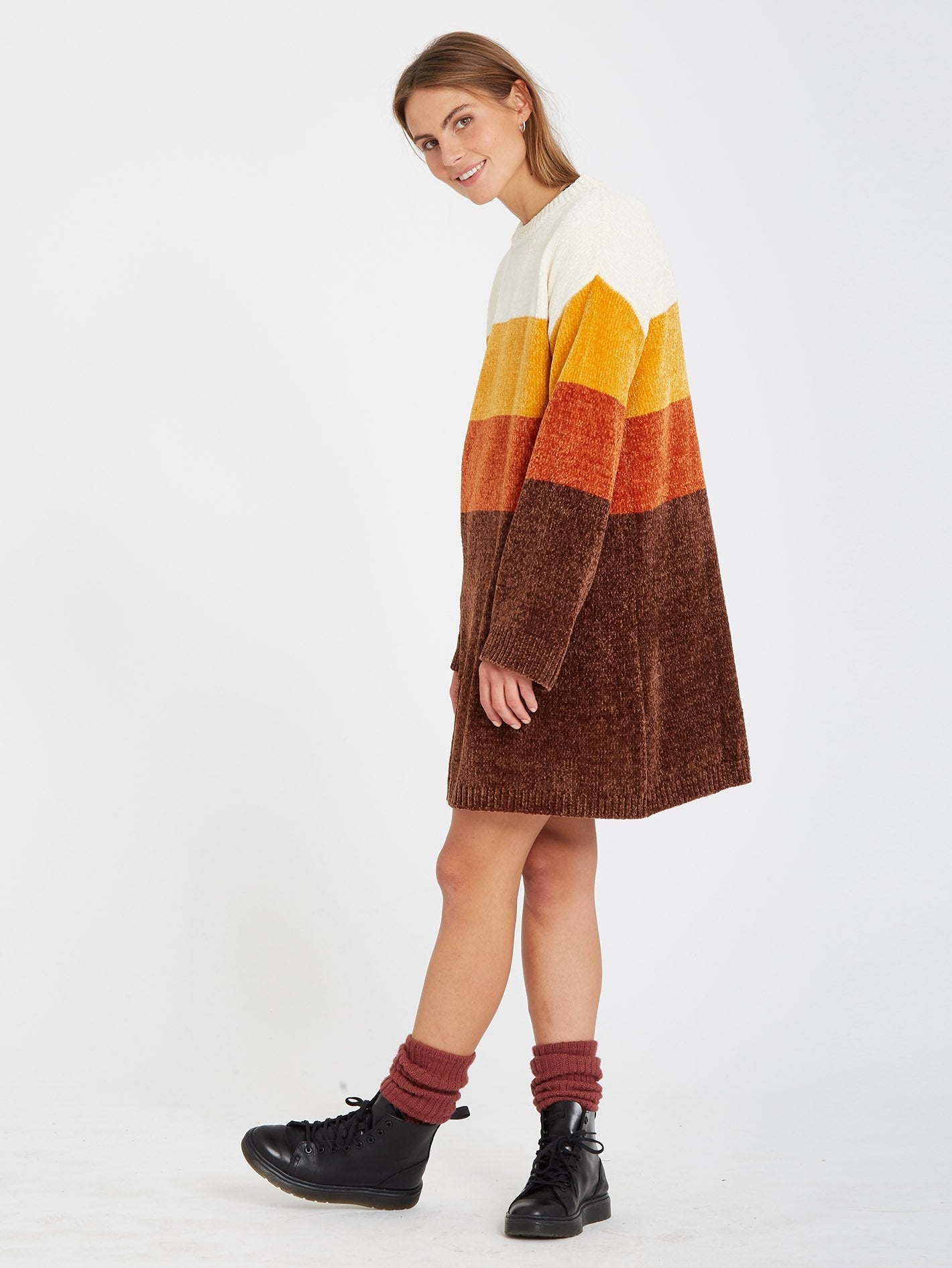 Bubble Tea Dress - BROWN