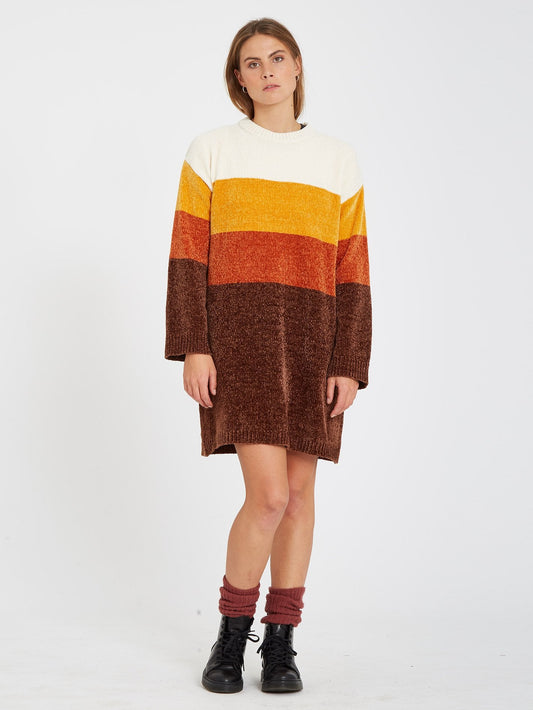 Bubble Tea Dress - BROWN