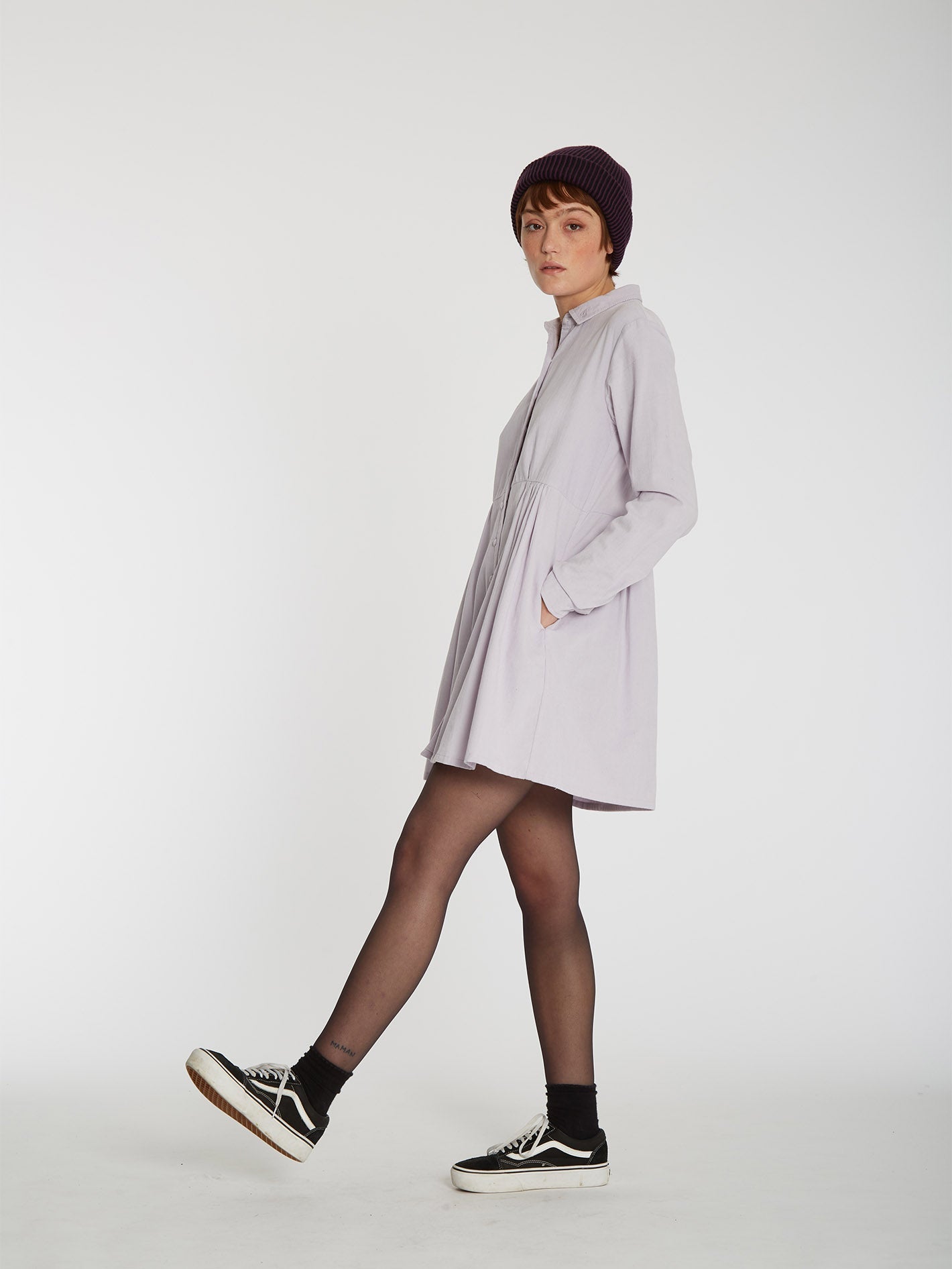 That'S My Cord Dress - LAVENDER