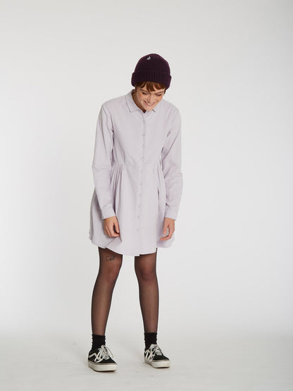 That'S My Cord Dress - LAVENDER