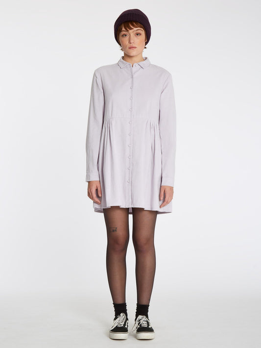 That'S My Cord Dress - LAVENDER