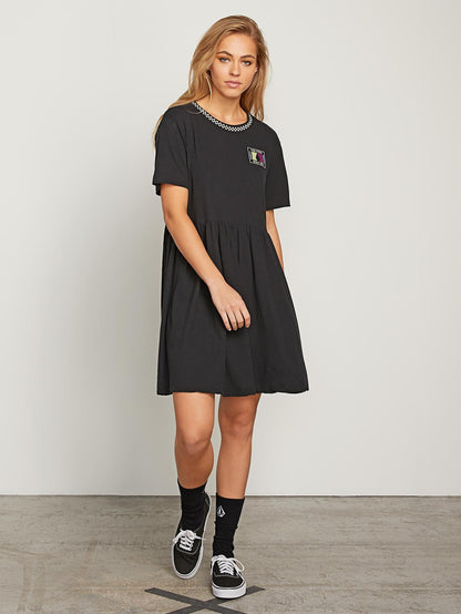 Stone Dreamin Dress - Black