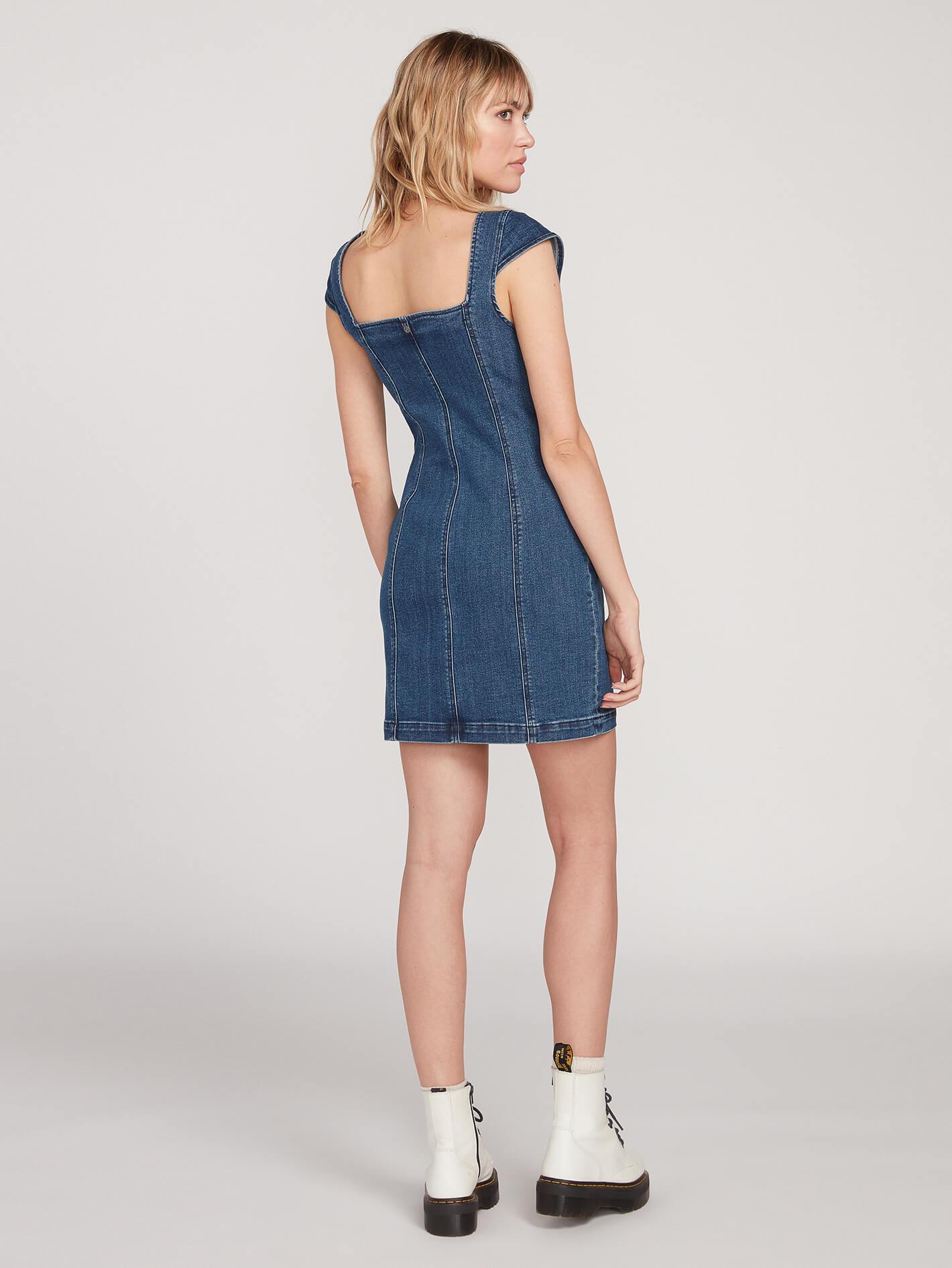 Im Not Sweet Dress - Indigo Ridge Wash