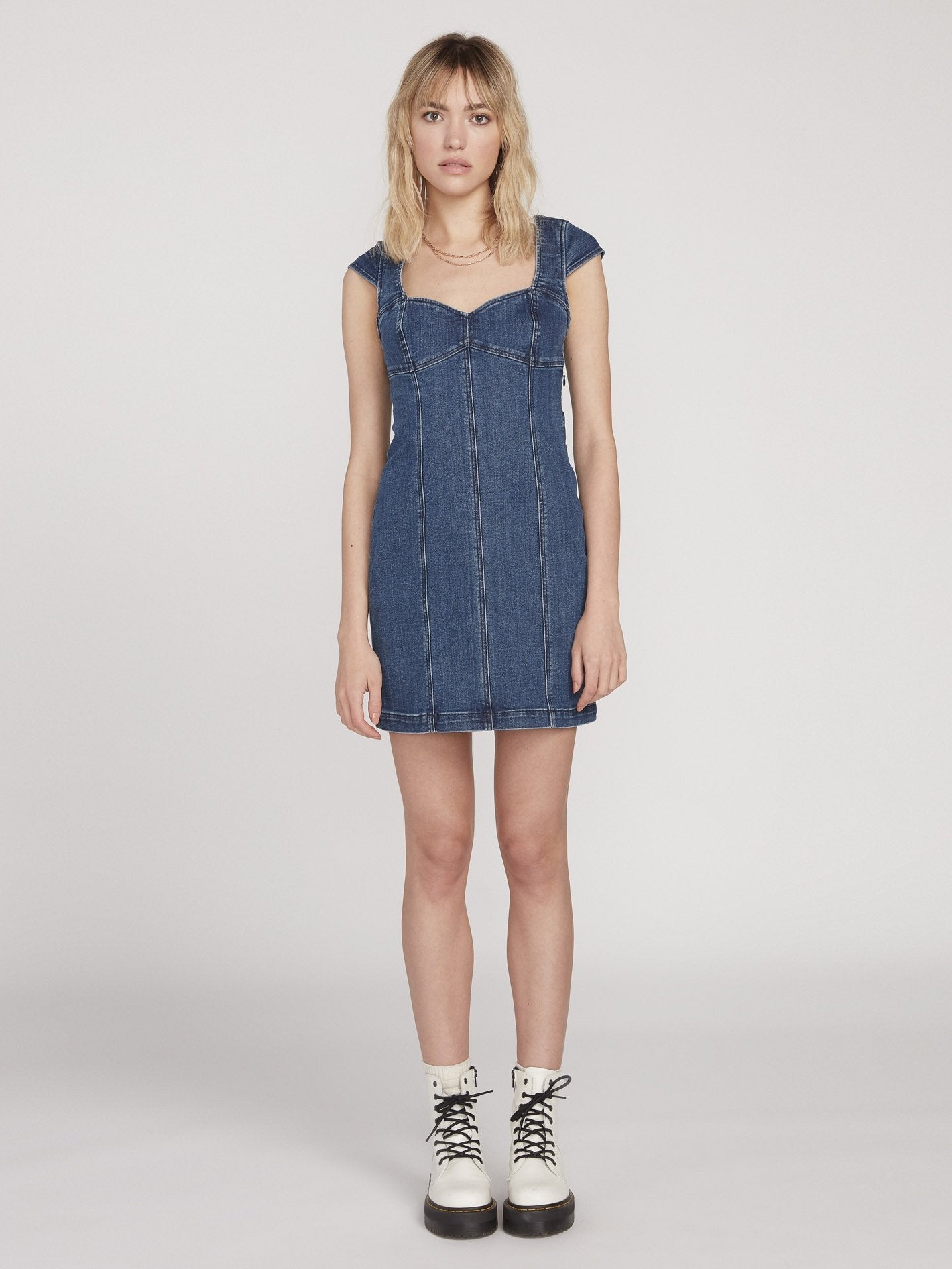 Im Not Sweet Dress - Indigo Ridge Wash