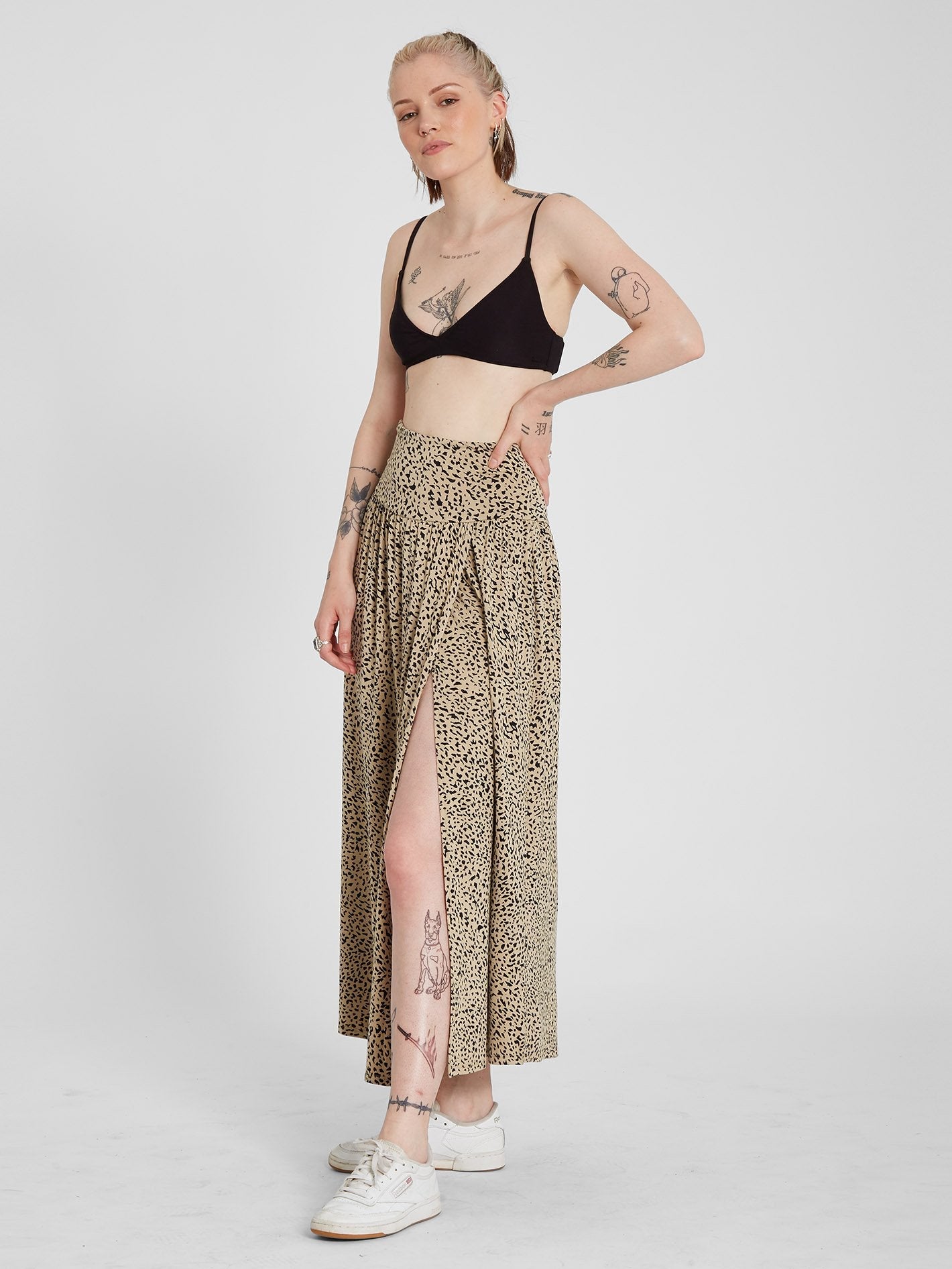 High Wired Skirt - Animal Print