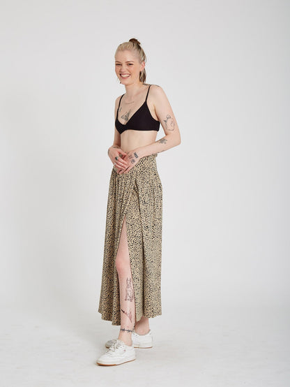 High Wired Skirt - Animal Print