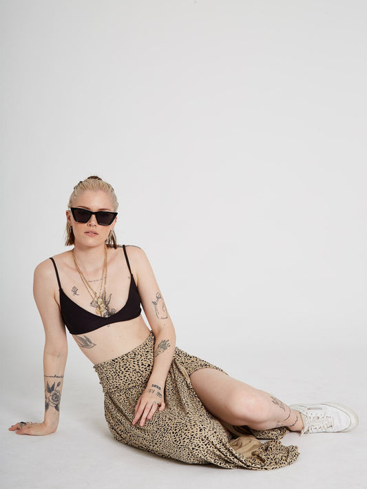 High Wired Skirt - Animal Print
