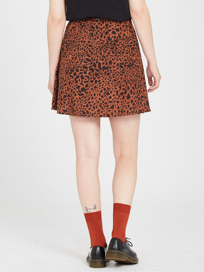 Dino Tea Skirt - DARK CLAY