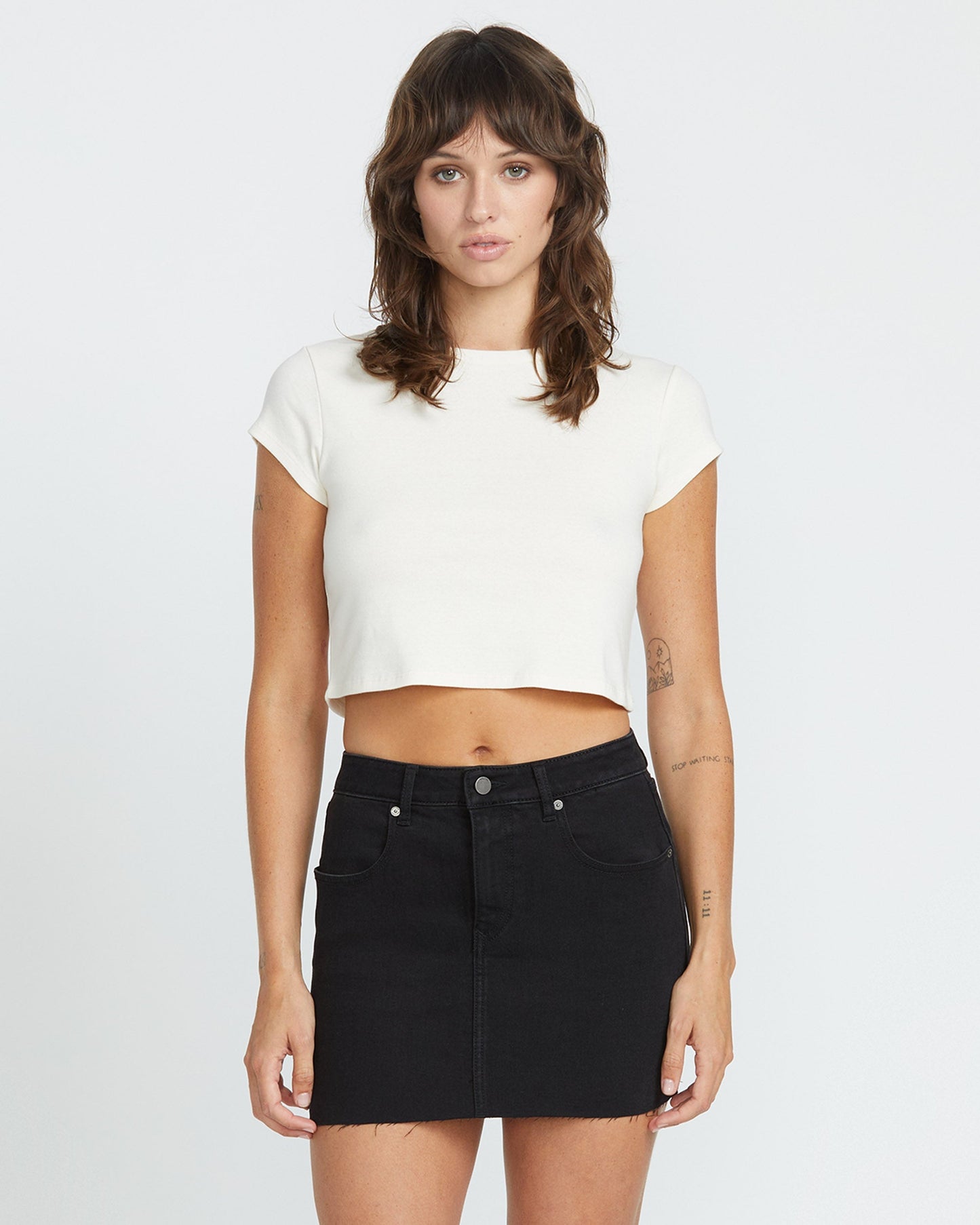 Dropping In Skirt - BLACK