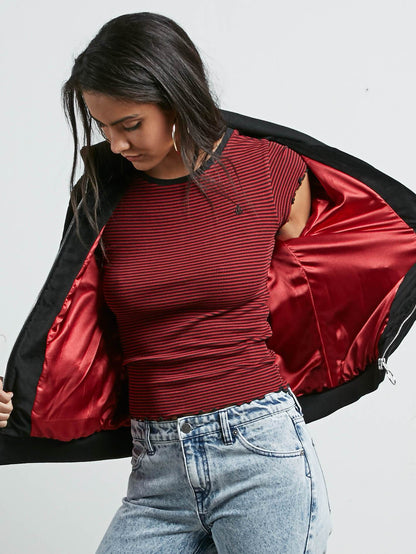 Outta My Lane Jacket - Black